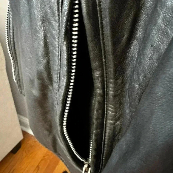 Vintage 90’s Hard Rock Cafe Leather Motorcycle Biker Jacket MIAMI. Sz: S. - Picture 15 of 16